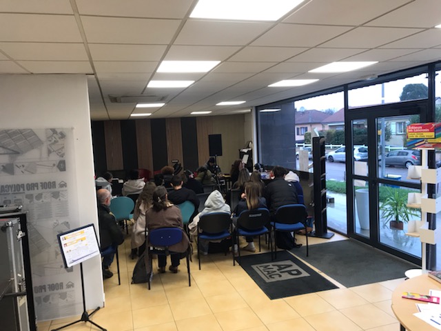 Visite du lycée Valadon à Limoges